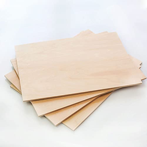  10 Pack 8 x 12 Inch Basswood Sheets, 1/8 Thin Craft Plywood  Sheets, Unfinished Wood Boards for Crafts, Hobby, Model Making, Wood  Burning, DIY Christmas Crafts Decoration(200x300x3MM)