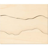 Mod Podge, River Plaque, 12" x 12" Surface for Epoxy, DIY Wood Pouring Supplies for Resin Arts and Crafts, 56646E, 1 Count (Pack of 1) Mod Podge