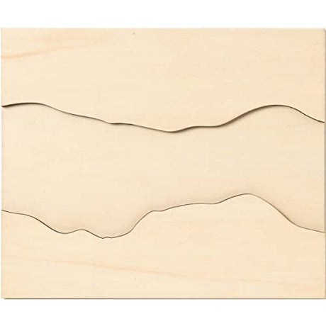 Mod Podge, River Plaque, 12" x 12" Surface for Epoxy, DIY Wood Pouring Supplies for Resin Arts and Crafts, 56646E, 1 Count (Pack of 1) Mod Podge