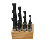 waltyotur Boring Bar Set 5/8 Inch Boring Bars for Boring, Lathe or Milling Machines 12-Pack waltyotur
