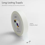 ARTIFY Artist Tape for Drafting Art, 1" *1 Pack White Masking Tape for Watercolor Painting Drafting Canvas Framing and All Paper Media,for Craft, ARTIFY art supplies
