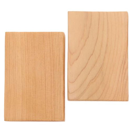 MILISTEN 2 Pcs Unfinished Wood Board Toy Wood Cutout Block Wooden Block Unfinished Wood Slices Wood Cutouts Thick Wood Board Wood Rectangles to Stack Milisten