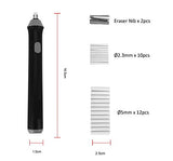 Artme Electric Eraser/Automatic Rubber - 22pcs Refills Included (2.3mm and 5mm) - Sketch, Architects, Engineers & Students Artme