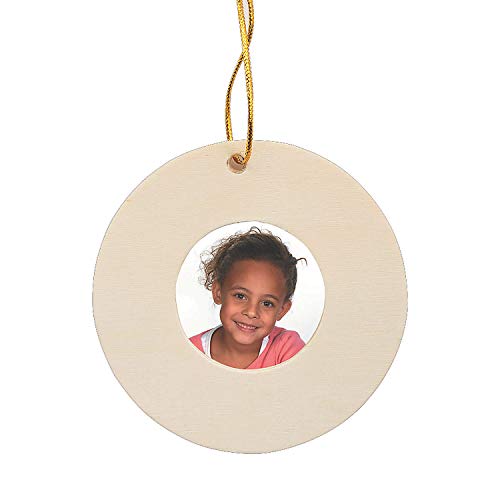 DIY Wood Picture Frame Ornaments - Craft Kits - 12 Pieces