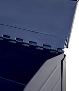 TCE ATB102U Torin 16" Hip Roof Style Portable Steel Tool Box with Metal Latch Closure, Blue TCE