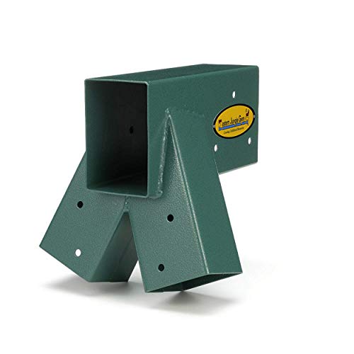 Eastern Jungle Gym Easy 1-2-3 A-Frame Swing Set Bracket Heavy Duty for EZ, Simple Install - DIY Swing Set Parts Green - WoodArtSupply