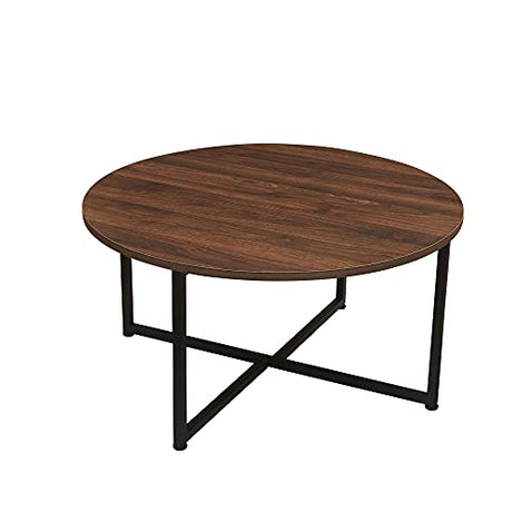 Household Essentials Coffee Table, Walnut Household Essentials