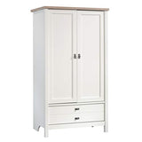 Sauder Cottage Road Armoire, Soft White Finish Sauder
