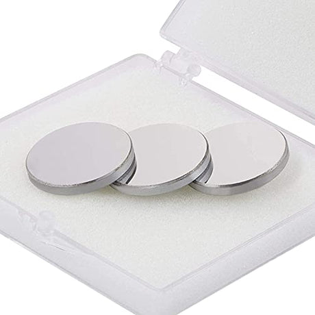OMTech Laser Cutting Mirror Set, 25mm Molybdenum Replacement Mirrors for CO2 Laser Engraving Machines, Precision Highly Reflective Mo Mirrors for 50W OMTech