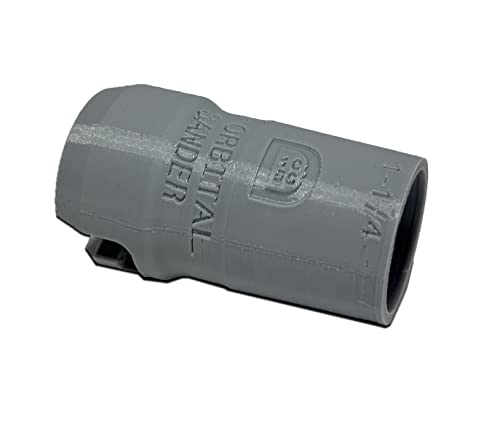 Vacuum Hose Adapter compatible with BLACK+DECKER 5-inch Random Orbit Sander BDERO100 BDERO600 BDERO200AEV BDEQS300 and 1-1/4 inch Wet Dry Shop Vac 1058 Designs