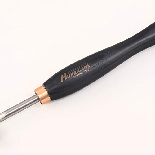 Hurricane Turning Tools, HTT-236RAZW, M42 Cryo, 3/8" Spindle Gouge for Woodturning Hurricane Turning Tools