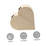 ARTIBETTER Box wooden DIY wooden unfinished wedding ring holder earrings wood ring holder kids jewelry organizer unfinished wooden puzzle toys kid ARTIBETTER