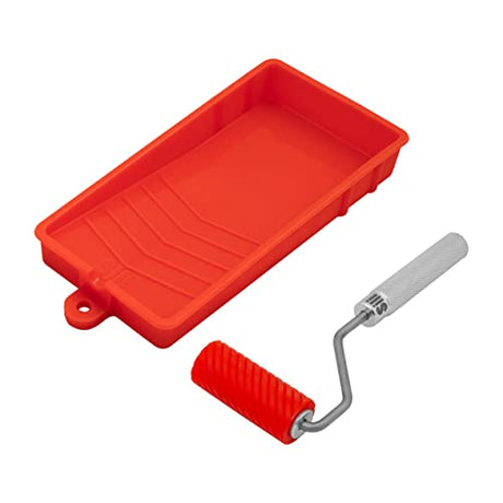 Sili Glue Roller with Sili Glue Tray for Arts Crafts Woodworking and Larger Glue Up Projects Sili