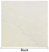 RIVERKING Square Wood Sheets, Unfinished Poplar Plywood for Arts Crafts and DIY Projects (10 pcs, 8 x 8 x 0.1 Inch) RIVERKING