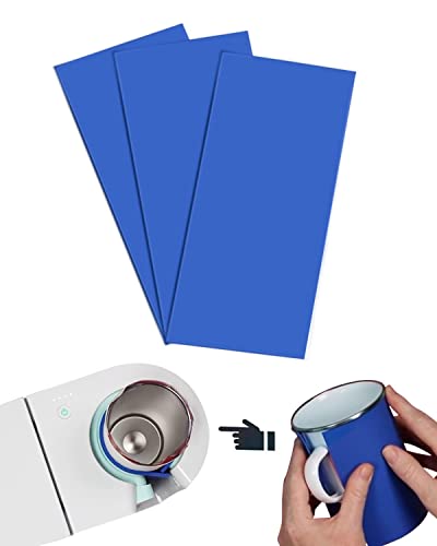 Sublimation Tumblers Wrap for Cricut Mug Press, 3 Thicknesses Silicone Wraps Suitable for Skinny Tumblers Sublimation 9.8 x 4.7 Inch WIbabiuis