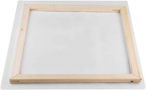 DIY Solid Wood Canvas Frame Kit 16 x20 Inch for Oil Painting & Wall Art - Wooden Art Frames with Thumb Tacks(4 Strips) naspiweiya