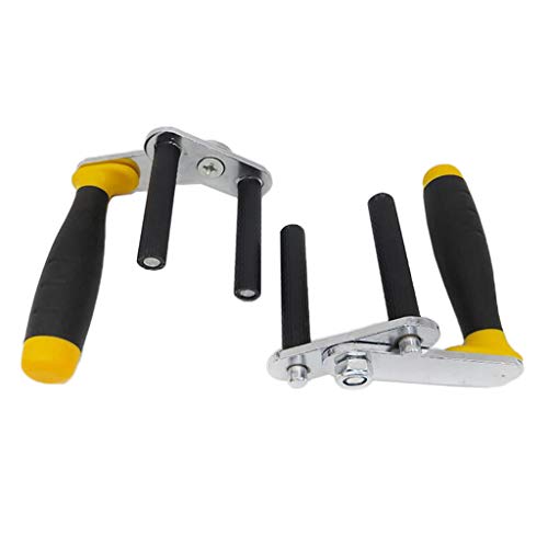 Set of 2 Heavy Metal Gripper Handle Lifting Carrier, Labor Saving Handling for Drywall, Plaster Boards, Wood Panels, Drywall Plywood Sheet Generic