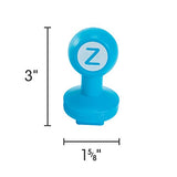 Colorations Alphabet Dough Stampers Set, Uppercase Letters – Set of 26 Letter Stamps, Fun ABC Learning Tool for Toddlers, Ideal for Classroom and Colorations