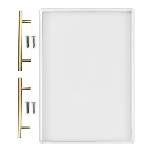 RESINWORLD Silicone Large Deep Flat Tray Mold with Handles, Rectangle for Resin Casting, ResinWorld