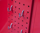 BIG RED ATBT1204R-RED Detachable 4 Drawer Tool Chest with Large Storage Cabinet and Adjustable Shelf, 11" x 20.3" x 40.4" BIG RED