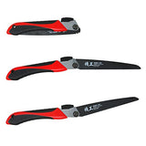 KAKURI Japanese Pull Saw Folding for Metal Cutting & PVC Cutting 8-1/4", Foldable Hand Saw for Aluminum, Brass, Soft Iron, Plastic, Pipe, Razor Sharp KAKURI