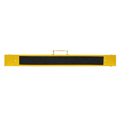 Forup Portable Folding Sawhorse, Heavy Duty Twin Pack, 275 lb Weight Capacity Each 2 Pack (Yellow) - WoodArtSupply