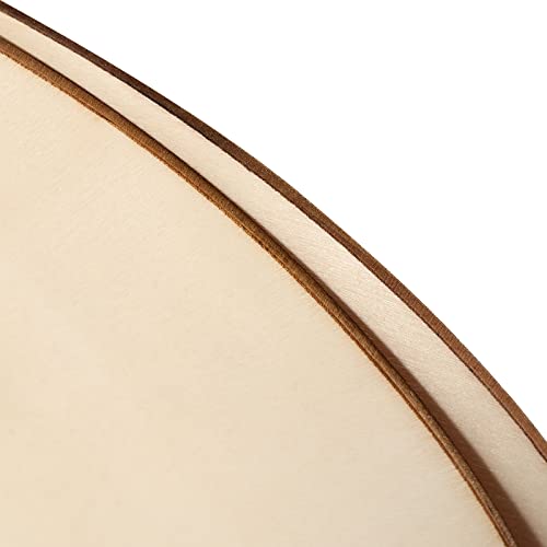 JEUIHAU 40 Packs 10 Inches Wood Rounds, Unfinished Blank Wood Circles, Natural Round Wooden Discs for DIY Crafts, Door Hangers, Home Decors JEUIHAU