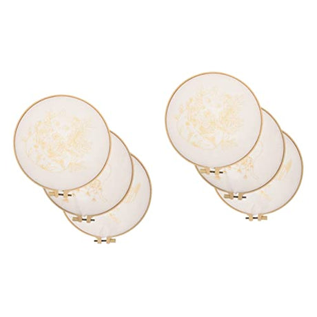 COHEALI 6 Sets Embroidery Material Pack Beginner Embroidery Kit Unfinished Stitchwork Art DIY Embroidery Material Embroidery Kit for Adults Craft Kit COHEALI