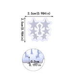 Silicone Earrings Mold Ear Stud Earring Resin Mold Star Epoxy Resin Casting Mold for DIY Crafts Earrings Jewelry Making clay earring molds christmas SYlive