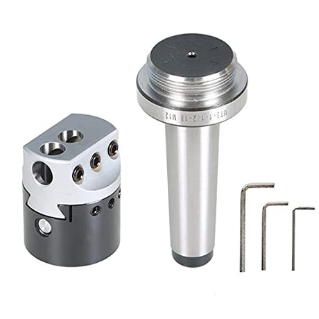 MT3-Metric12 Boring Head 2 Inch High Carbon Steel with 3Pcs Hex Keys for Boring and CNC Milling Machines findmall