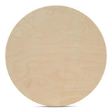 Wood Circles 20 inch 1/2 inch Thick, Unfinished Birch Plaques, Pack of 1 20 inch Wooden Circle for Crafts and Blank Sign Rounds, by Woodpeckers Woodpeckers