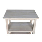 International Concepts Microwave Cart, Unfinished IC International Concepts