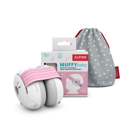 Alpine Muffy Baby Ear Protection for Babies and Toddlers up to 36 Months - CE & ANSI Certified - Noise Reduction Earmuffs - Comfortable Baby Alpine