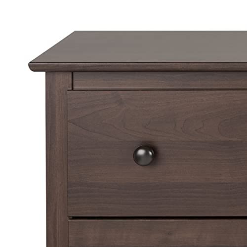 Prepac Fremont 8 Drawer Double Dresser for Bedroom, 15.75" D x 59" W x 36.25" H, Espresso Prepac