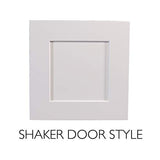 Design House Brookings Unassembled Shaker Wall Kitchen Cabinet, 30x12x12, White Design House