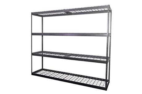 SafeRacks Garage Shelving - Storage Rack That Holds 500 Pounds Per Shelf - All Steel Shelves for Storage - Easy to Assemble Shelving Storage, Garage SafeRacks