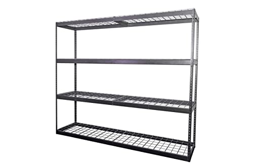 SafeRacks Garage Shelving - Storage Rack That Holds 500 Pounds Per Shelf - All Steel Shelves for Storage - Easy to Assemble Shelving Storage, Garage - WoodArtSupply