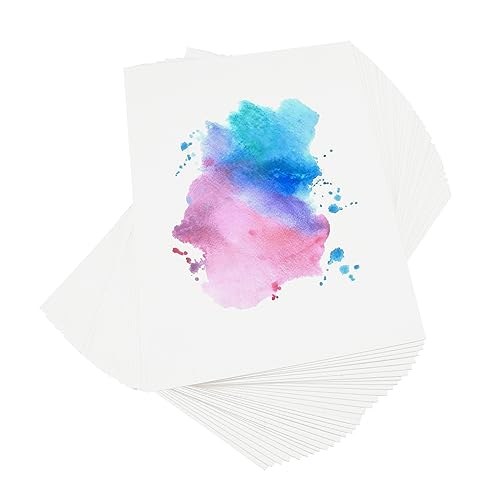 Watercolor Paper Bulk 140lb/300gsm 5x7 inches 30 Sheets Painting Paper Art Supplies for Adults Sketch Pad Water Color Paper Mixed Media Sketchbook