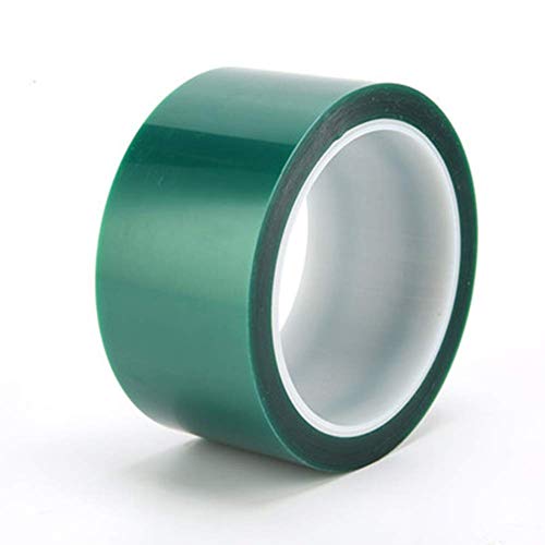 MISSYOUNG Resin Tape for Epoxy Resin Molding, Thermal Adhesive Tape Green Polyester HighTempeprature Masking Tape Green High Heat PET Tape for MISSYOUNG