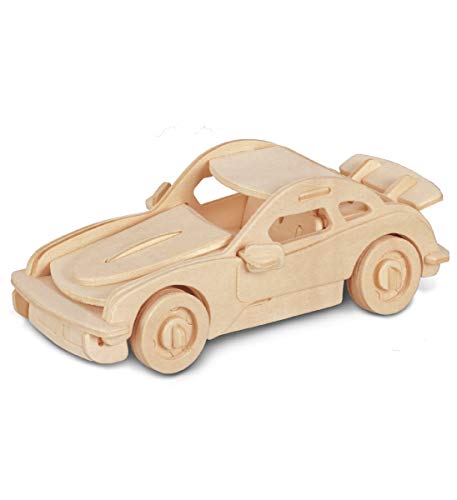 Puzzled Car Porsche911 SM 3D Jigsaw Woodcraft Kit Wooden Puzzle Puzzled
