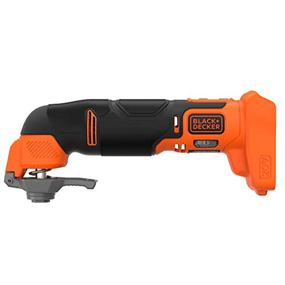 BLACK + DECKER 20V MAX Oscillating Tool, MultiTool, 6-speed, Tool Only (BDCOS20B) - WoodArtSupply