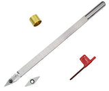 Carbide Tipped Woodturning Tool DT Carbide Wood Lathe Tool Detailer Made of Stainless Steel with 2pcs Diamond Carbide Cutter and T15 star tip Dirtech
