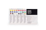 Liquitex BASICS Acrylic Paint Set, 24 x 22ml (0.74-oz) Tube Paint Set Liquitex