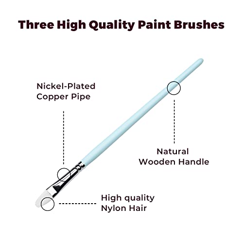 HIMI Gouache Paint Set, 24 Colors x 30ml Unique Jelly Cup Design with 3 Paint Brushes and a Palette in a Carrying Case Perfect for Artists, Students, Artme