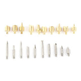 28pcs Wood Burning Kit Wood and Leather Pyrography Full Set Wood Burning Soldering Tips Burning Carving Embossing Soldering Kit Wood Burner Tool Walfront