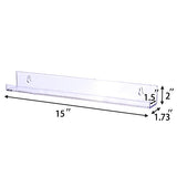 Sooyee 6 Pack Nail Polish Organizer Wall Mounted Shelf, Holder, Clear Acrylic Rack,Paint Organizer,Essential Oil Shelf Display 66-90 Bottles Sooyee