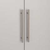 Prepac HangUps 36" Upper Storage Cabinet in Light Gray - Stylish Wall-Mounted Solution for Every Room Prepac