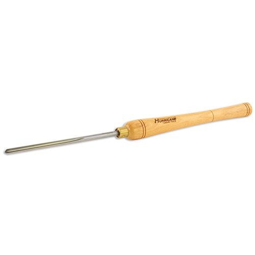 Hurricane Turning Tools, HTT-100, High Speed Steel, 3/8" Bowl Gouge (1/4" Flute) for Woodturning - WoodArtSupply