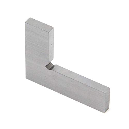 T Tulead Machinist Square Precision Square Carbon Steel Solid Machinist Square Woodworking Square 50x40mm/2"x1.57" T Tulead