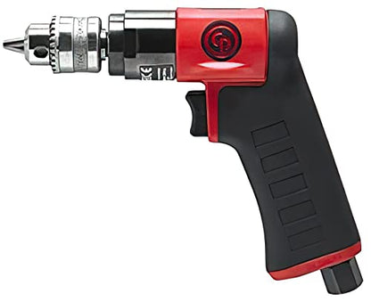 Chicago Pneumatic CP7300C - Air Power Drill, Hand Drill, Power Tools & Home Improvement, 1/4 Inch (6.5 mm), Keyed Chuck, Pistol Handle, 0.31 HP / 230 - WoodArtSupply